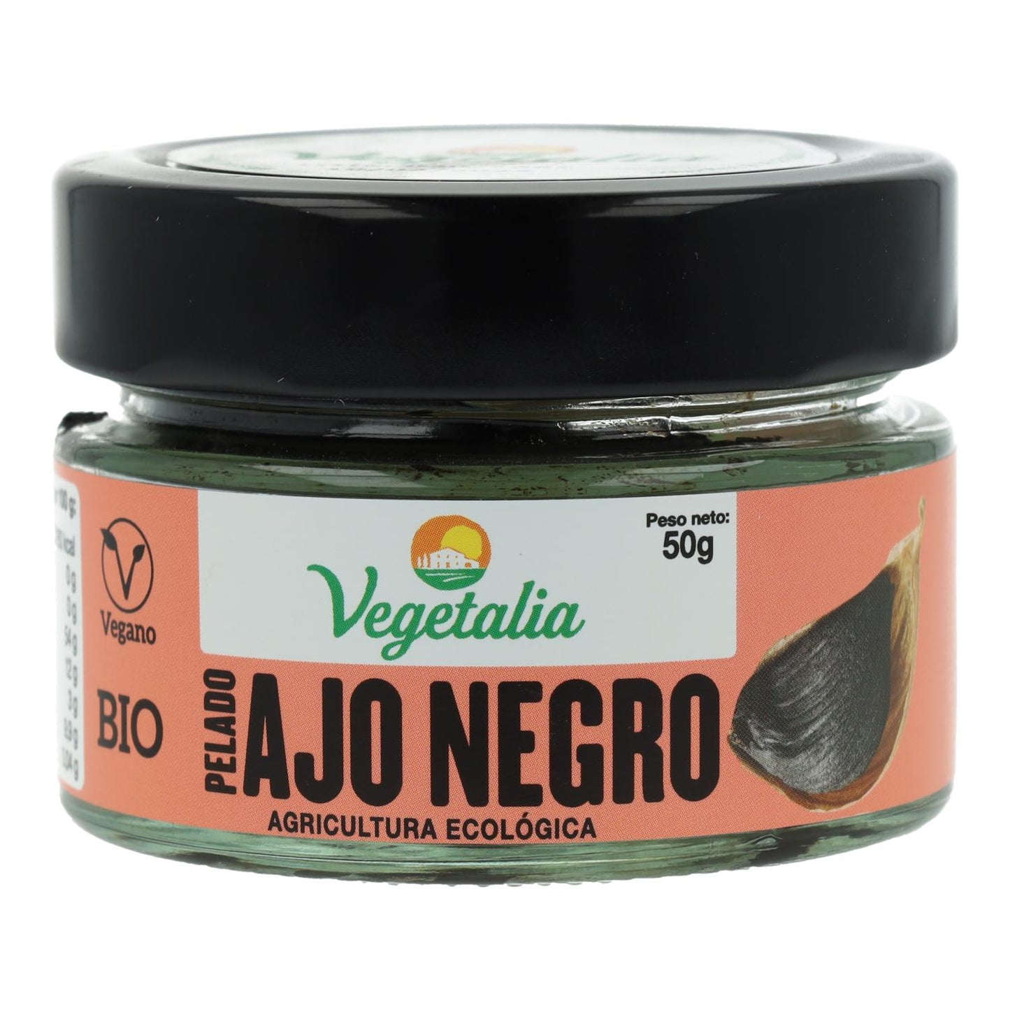 Gepelde zwarte knoflook Vegetalia 50 g