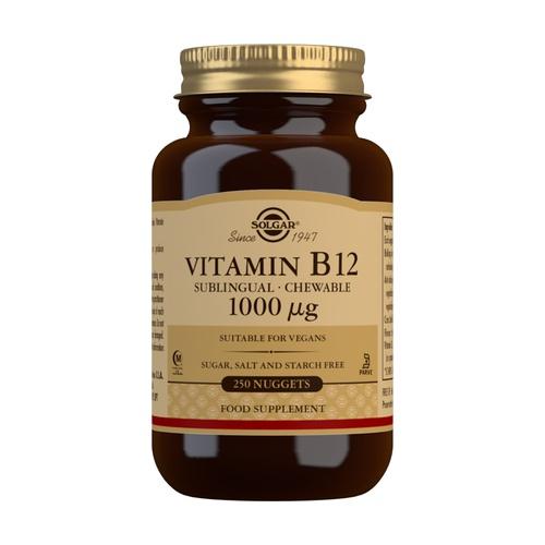 Chewable/sublingual Vitamin B12, 250 chewable tablets