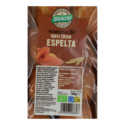 Madeleines 100 % blé d'épeautre Biocop 180 g