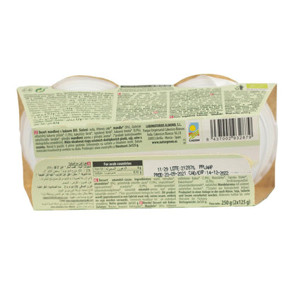NaturGreen Mandel-Kakao-Dessert, 2 x 125 g