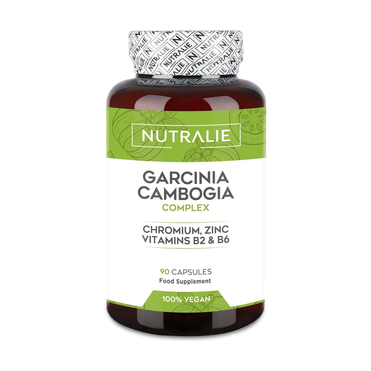 Nutralie Garcinia Cambogia + Krom + Zink + Vit B2 och B6 90 kapslar