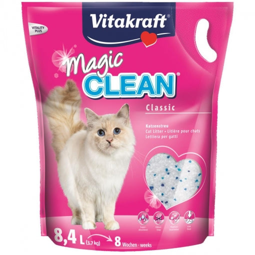 Vitakraft Magic Clean Superabsorbierende Silikagel-Perlen 4,2 l