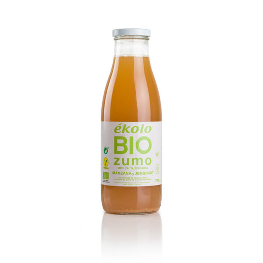 Jus de pomme et de gingembre 100 % bio Ékolo 750 ml