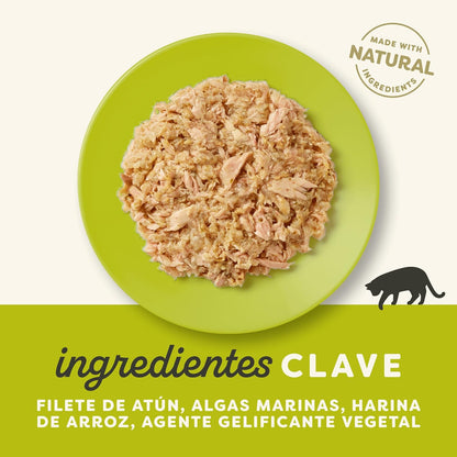 Applaws Cat Latta Tonno con alghe 70 g Cibo umido per gatti naturale senza cereali