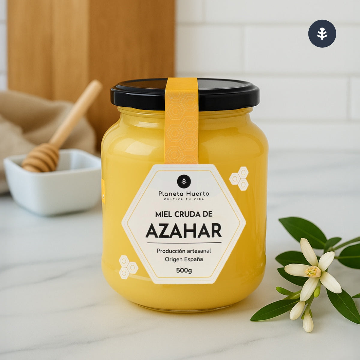 Raw Orange Blossom Honey Planeta Huerto 1 Kg