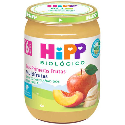 Petit pot bio multifruits + 6 mois HiPP 190 g