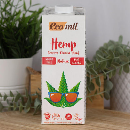 Ecomil Bio-Hanfgetränk, ungesüßt, 1 Liter