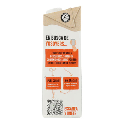 Bebida de Avena Sin Gluten Yosoy ECO 1 L