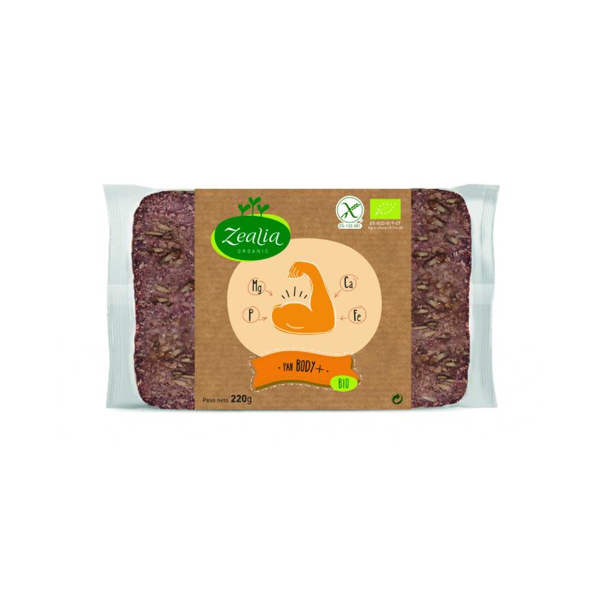 Pain protéiné sans gluten Body+ BIO Zealia 220 g