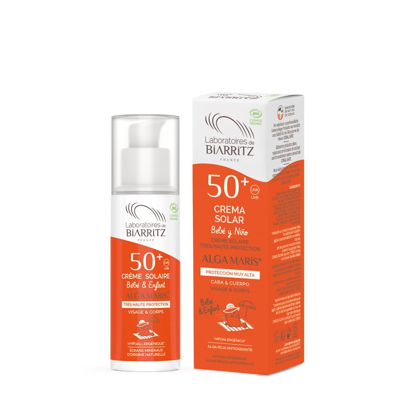 Zonnebrandcrème voor kinderen SPF50+ Alga Maris 100 ml