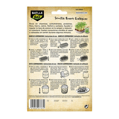 Semi di lenticchie biologici per germogli Batlle