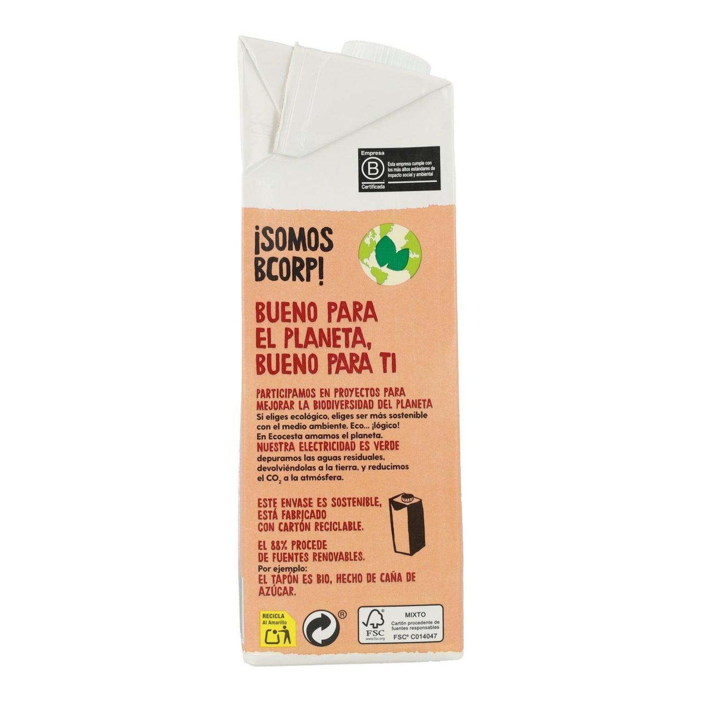 Napój roślinny z owsa 0% cukru Bio Ecocesta 1 l