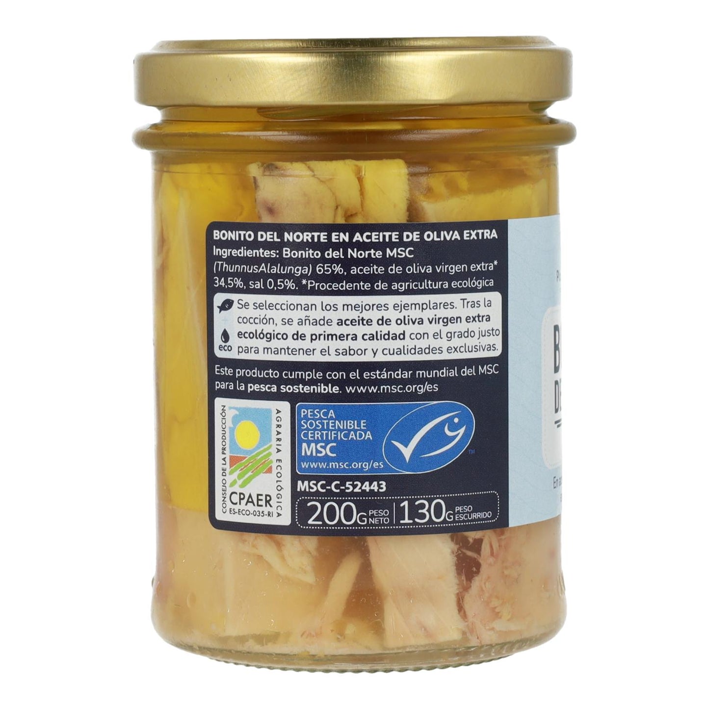 12er-Packung Bonito del Norte in Olivenöl ECO Planeta Huerto 200 g