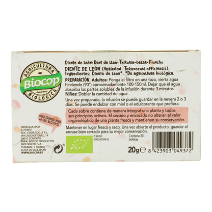 Herbata z mniszka lekarskiego Biocop Giardino 20 torebek