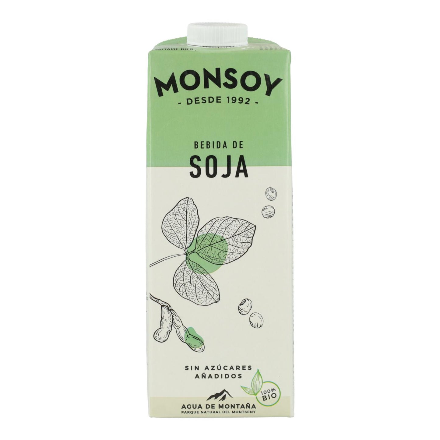 6er-Packung Monsoy Bio-Sojagetränk, 1 Liter