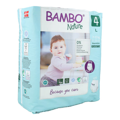 Bambo Nature Pants Nappies Size 4 (7-12 kg) 20 pcs