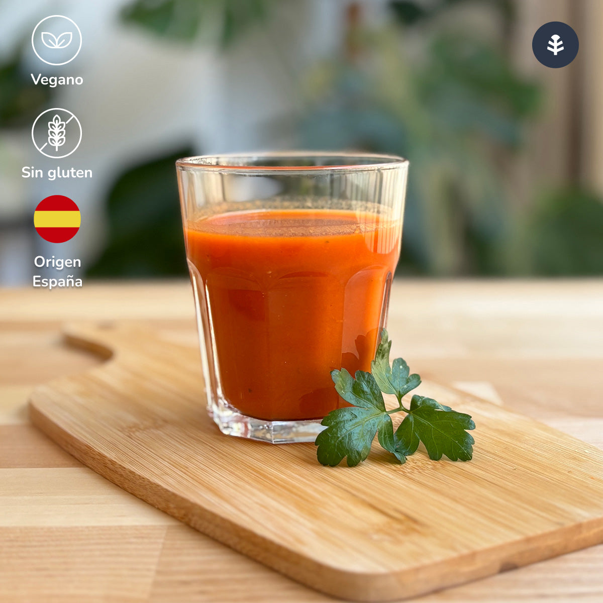 Pack 6x Gazpacho traditionnel BIO avec huile d'olive vierge extra Planeta Huerto 1L
