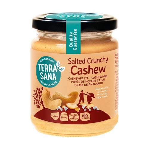 Cashewcreme mit Cashewstücken und Himalaya-Salz 250 g