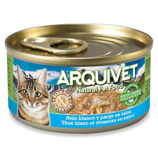 Weißer Thunfisch und Schnapper in Sauce Arquivet 80 g Nassfutter für Katzen