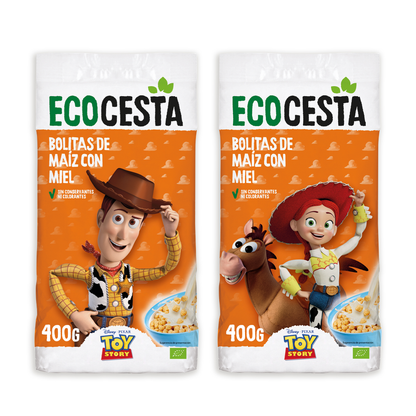 Disney Edition Organic Kids Honey Corn Balls Ecocesta 400 g