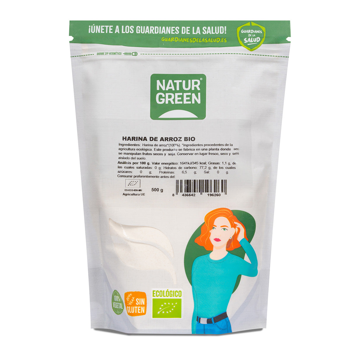 Glutenfreies Reismehl NaturGreen 500 g