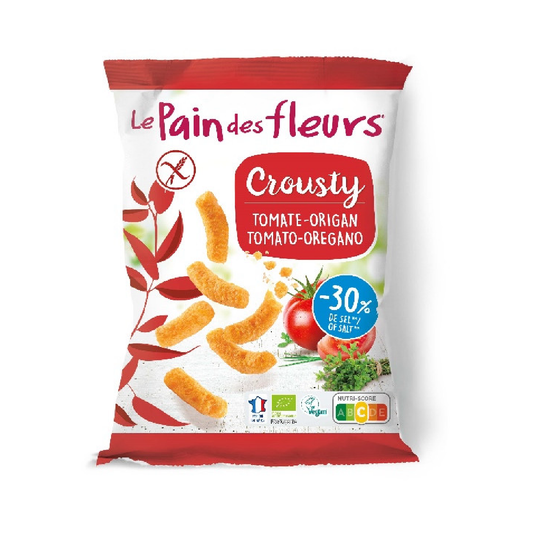 Crousty-hapjes met tomaat en oregano Le Pain des Fleurs 75 g