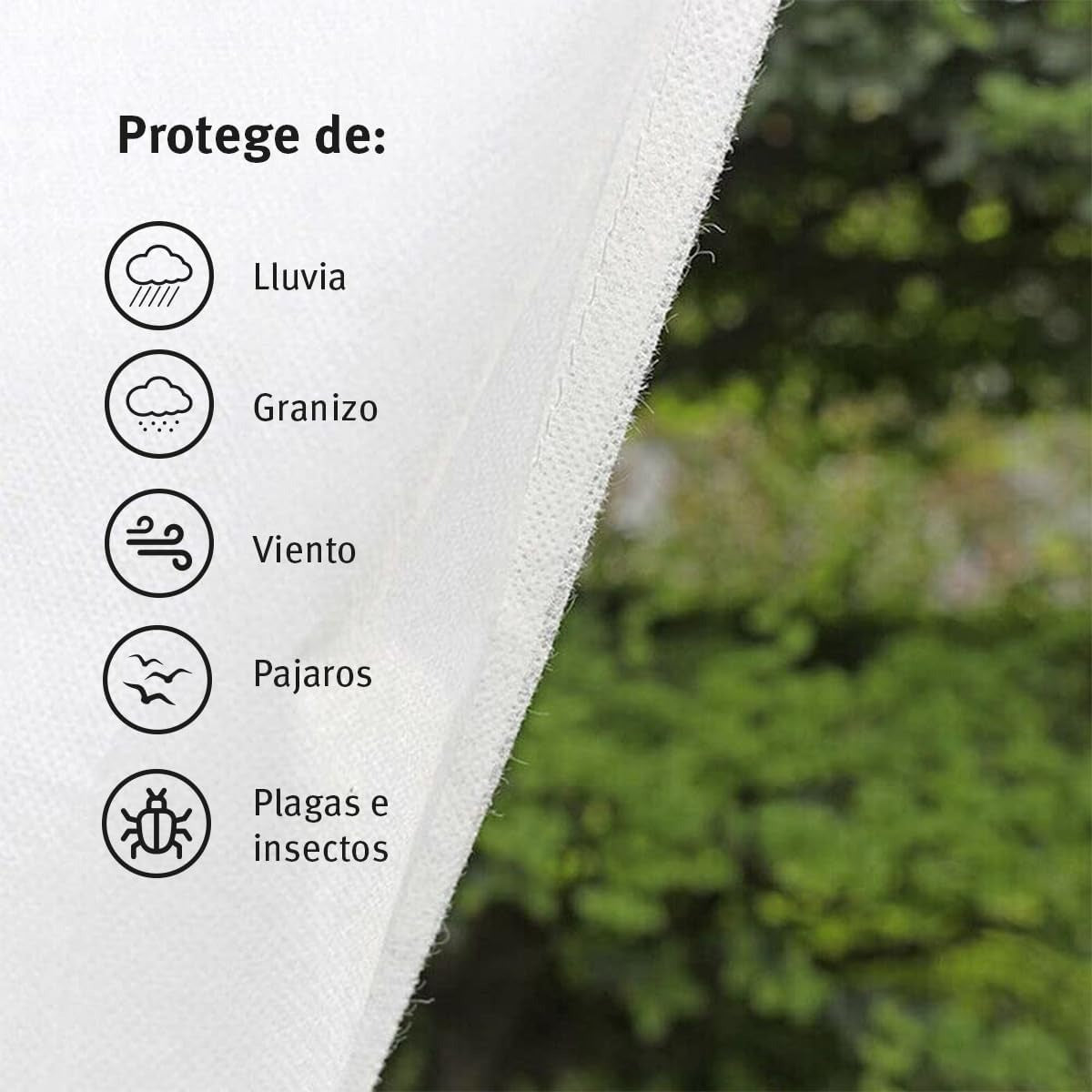 Biotop vorstbeschermingsdoek 4 x 5 m 17 g/m²