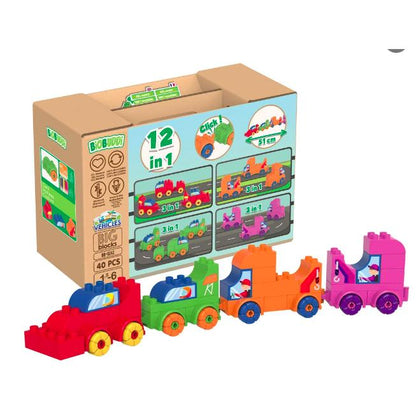 Macchinine 39 pezzi Biobuddi