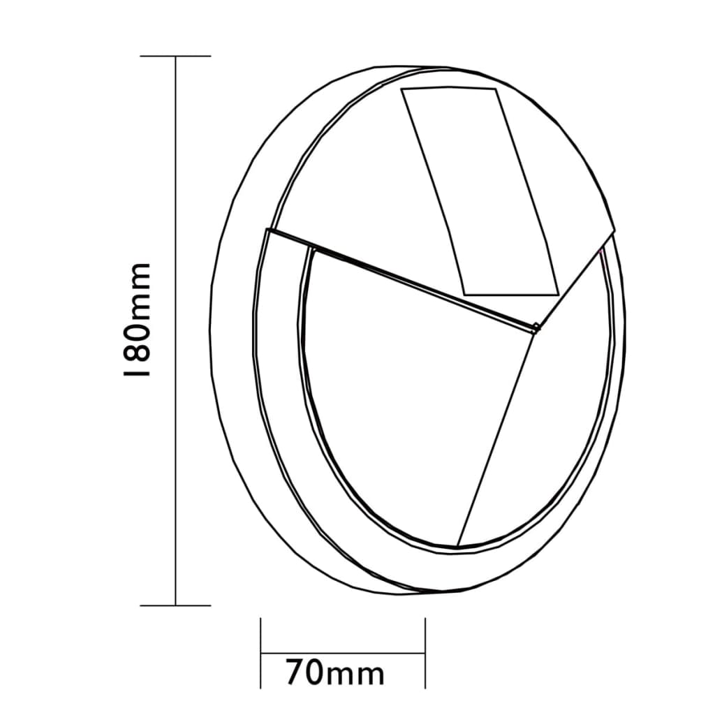 Applique solaire Pasadena Luxform
