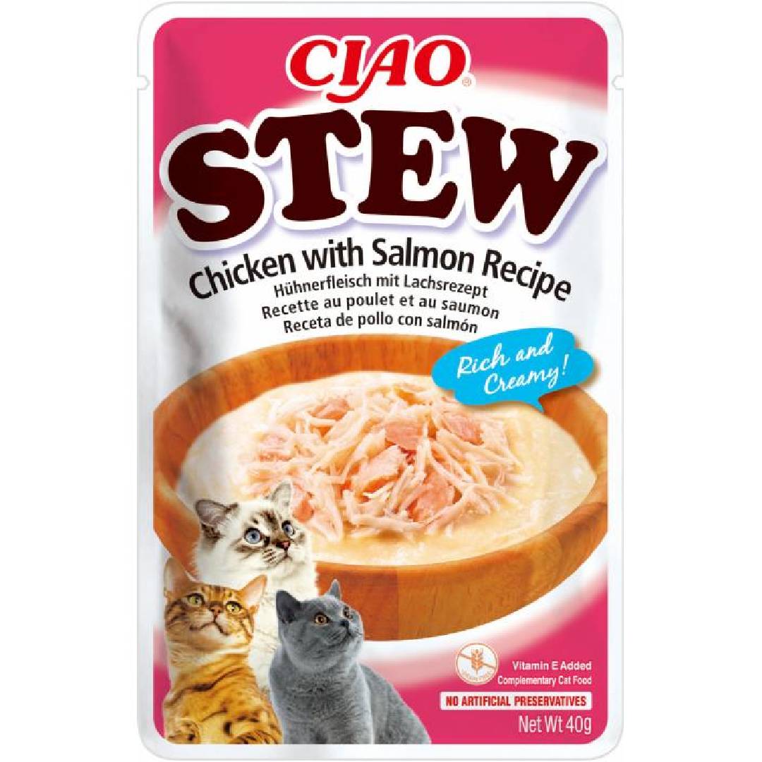 Churu Stew Gulasz z kurczaka z łososiem 40 g