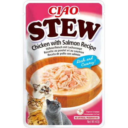 Churu Stew Gulasz z kurczaka z łososiem 40 g