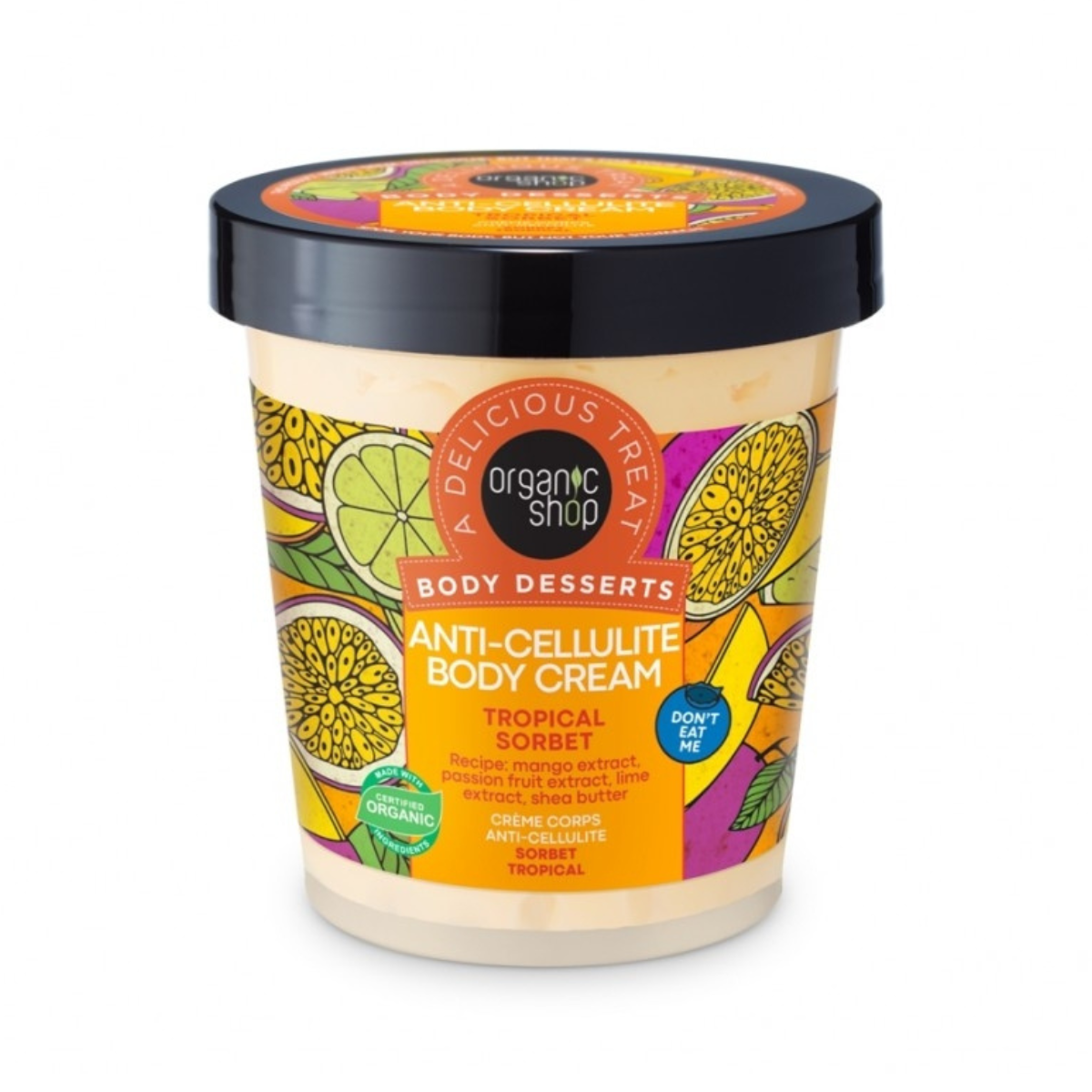 Anti-Cellulite-Körpercreme Tropical Sorbet Organic Shop 450 ml