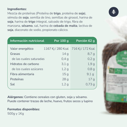 Proteinbröd Planeta Huerto 500 g