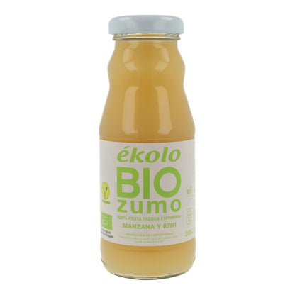 100% Organic Kiwi and Apple Juice ékolo 750 ml