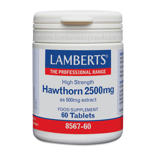 Biancospino 2.500 mg Lamberts, 60 compresse
