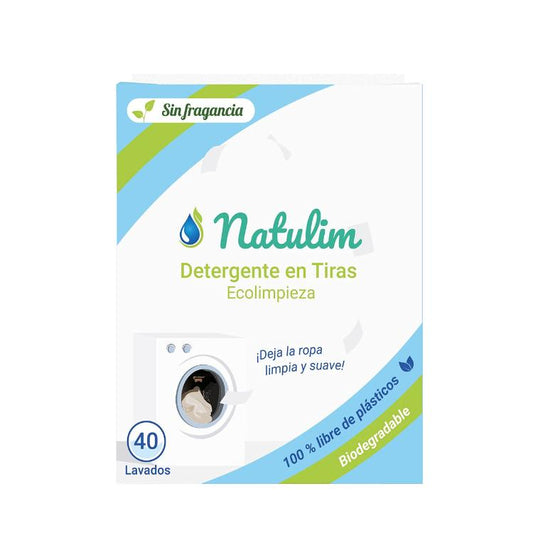 Eco Wäschestreifen, parfümfrei, Natulim, 40 Wäschen