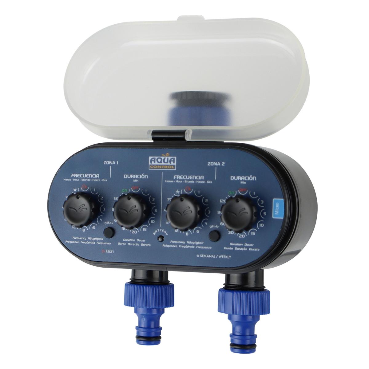 Programador de riego doble salida Aquacontrol