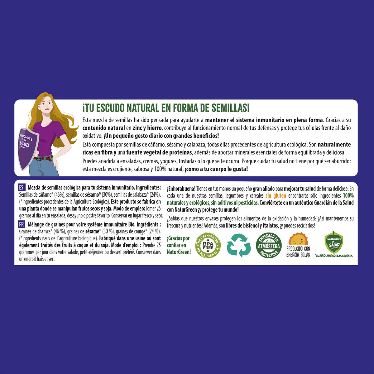 Fröblandning SmartMix Immunsystem Bio NaturGreen 175 g