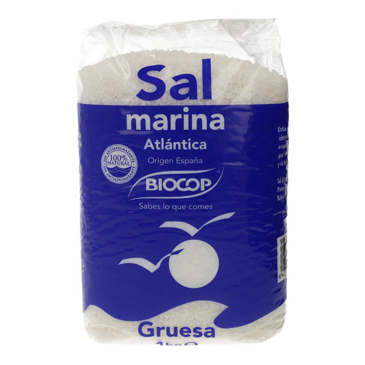 Sale marino dell'Atlantico grosso Biocop 1 kg
