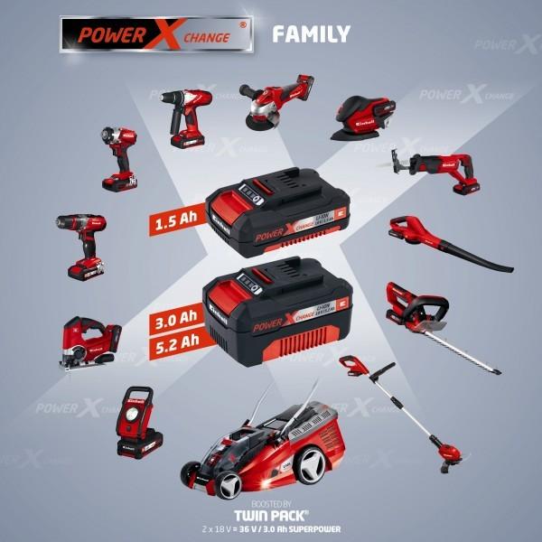 Einhell Power X Change Set Bohrmaschine TE-CD 18-2 Li-i + Multischleifer TE-OS 18 Li