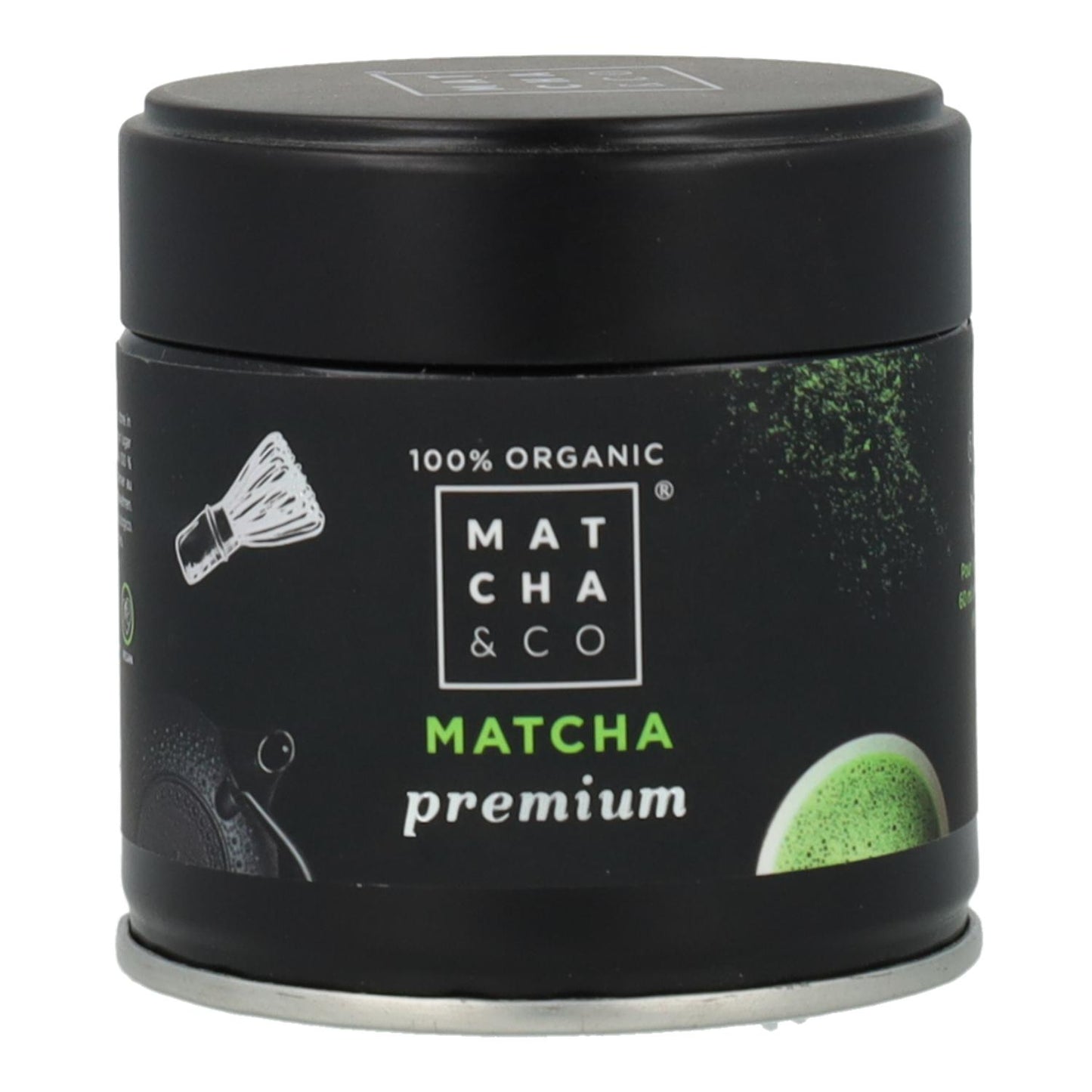 100% Organic Premium Ceremonial Matcha Tea Matcha & CO 30 g