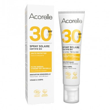 Spray solaire SPF 30 Acorelle 100 ml