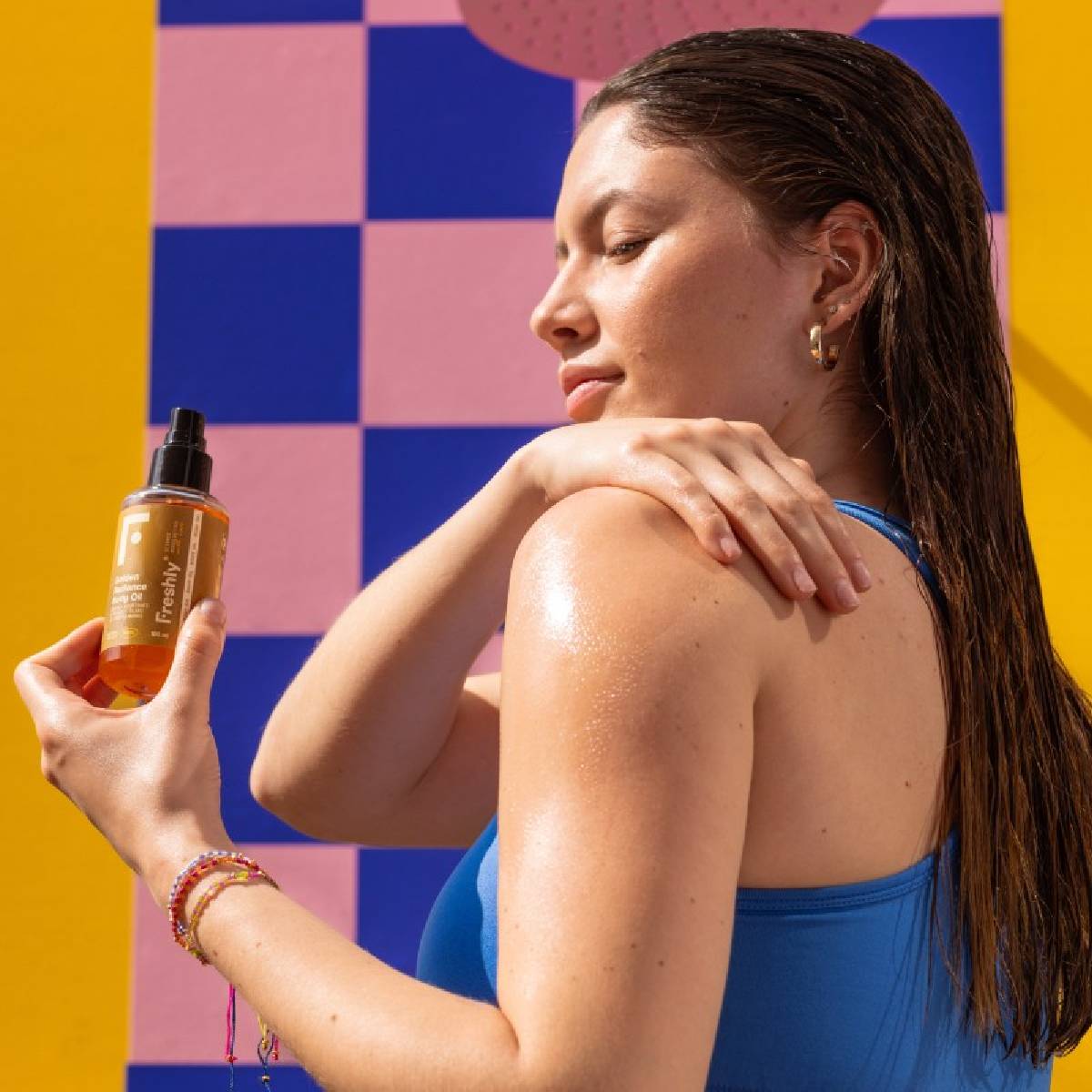 2x Golden Radiance Freshly lichaamsolie 200 ml