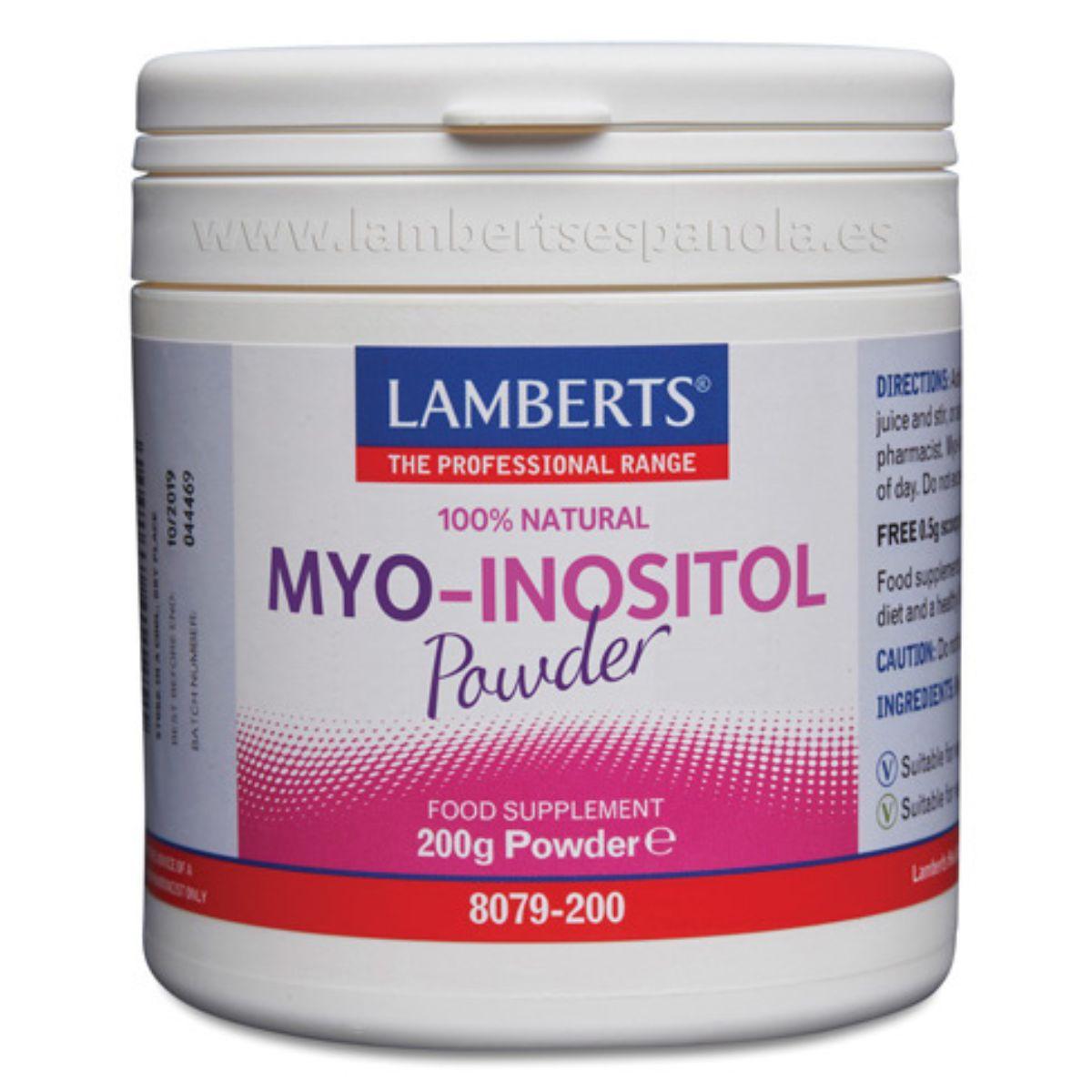 MYO Inositolo in polvere  Lamberts 200 g