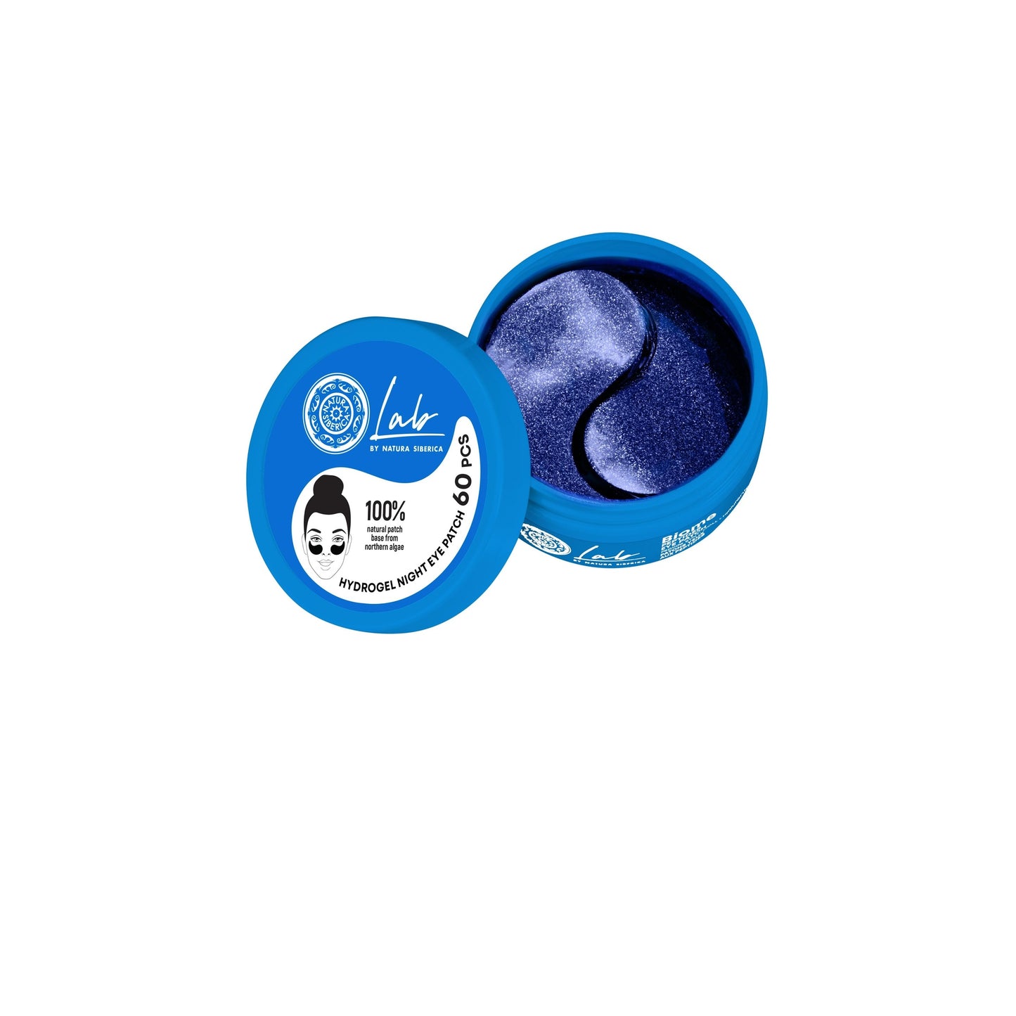 Natura Sibérica illuminating and moisturising night patches for the eye contour 60 pcs