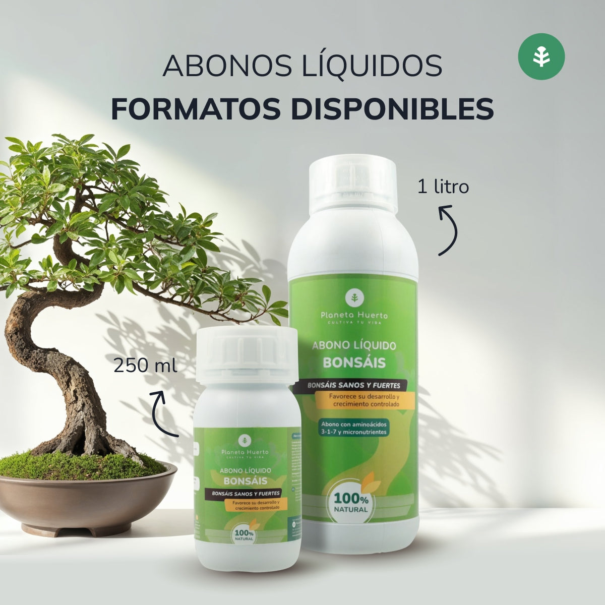 Concime liquido per bonsai Planeta Huerto 1 l
