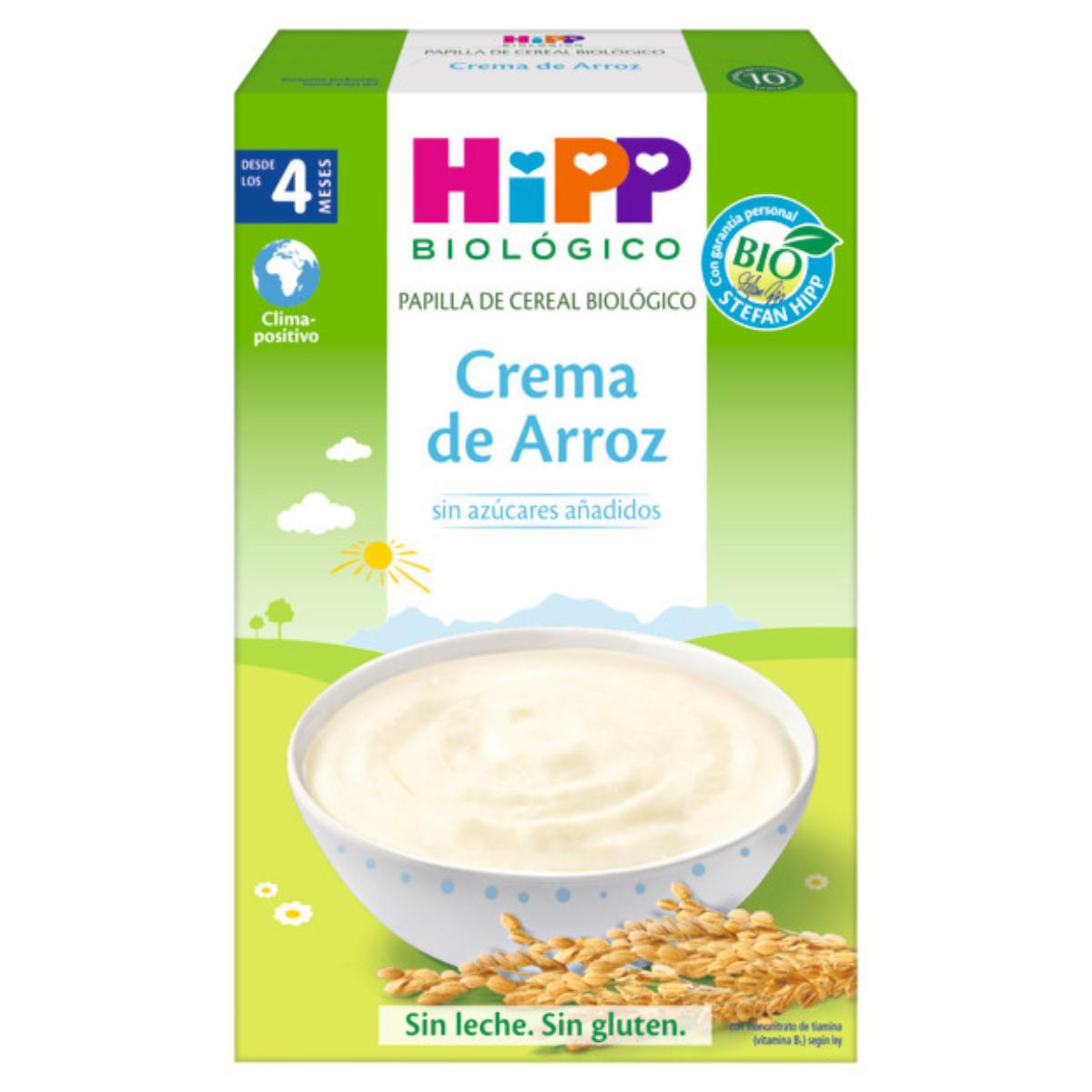 Bouillie de crème de riz bio sans gluten +4 mois HiPP 200 g
