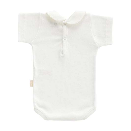 Body à col et manches courtes beige Cambrass taille 3