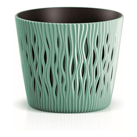 Doniczka Duna z turkusową wkładką D 22 x 19