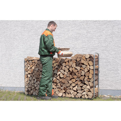 Regulowany stojak do przechowywania drewna opałowego